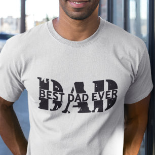 T-shirt GRUNGE   BLACK Best Papa Jamais   FÊTE DES PÈRES