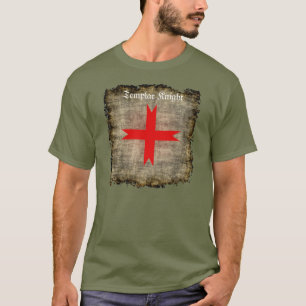 T-shirt Grunge Croix médiévale des Templiers
