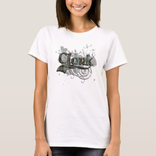 T-shirt Grunge de tartan de Clark