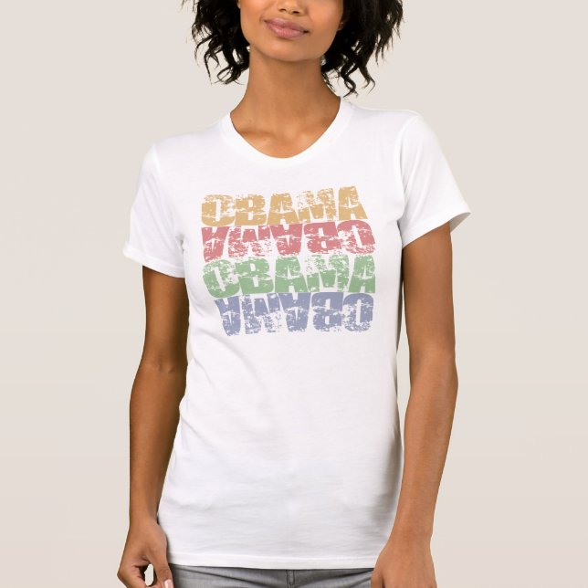T-shirt Grunge d'Obama (Devant)