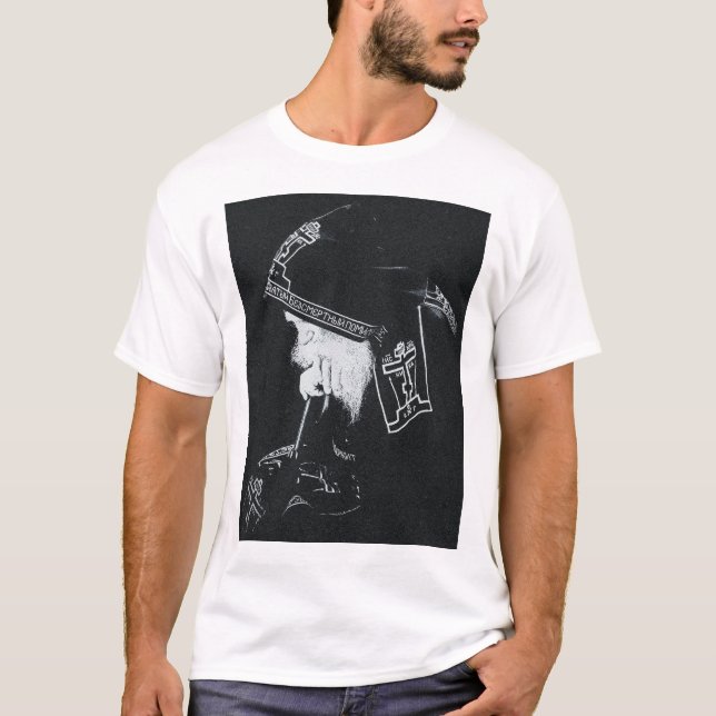 T-shirt Grunge du prêtre orthodoxe (Devant)