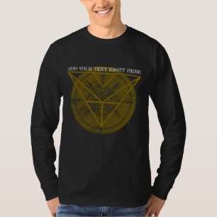 T-shirt Grunge graphisme design vintage avec forme géométr