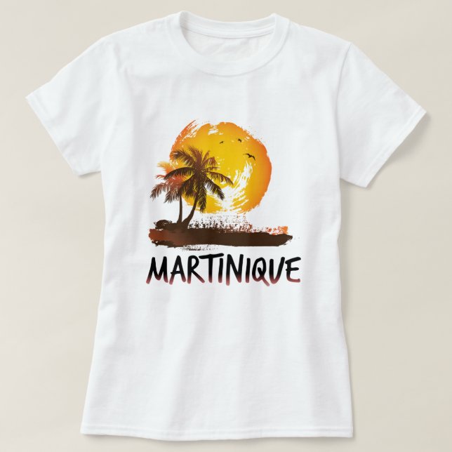 T-shirt Grunge Martinique (Design devant)