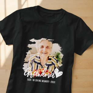 T-shirt Grunge Memorial Funeral In Love Memory Photo