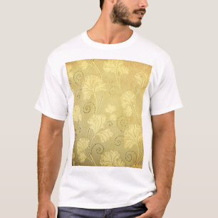 T-shirt Grunge vintage motif de fleurs.