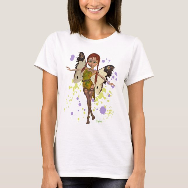 T-shirt Grungy Pixi Crop Top (Devant)