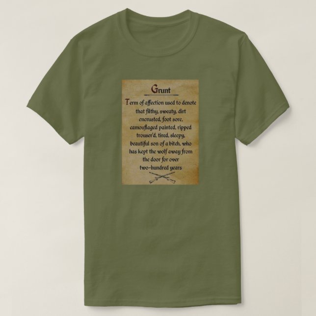 T-SHIRT GRUNT (Design devant)