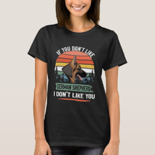 T-shirt GSD125 - Si vous n'aimez pas berger allemand, je n
