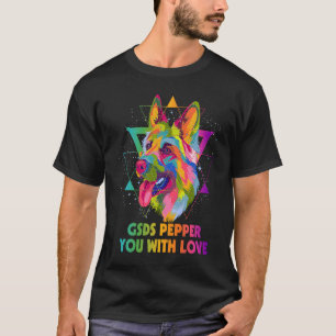 T-shirt GSD Pepper You With Love German Shepherd Animal