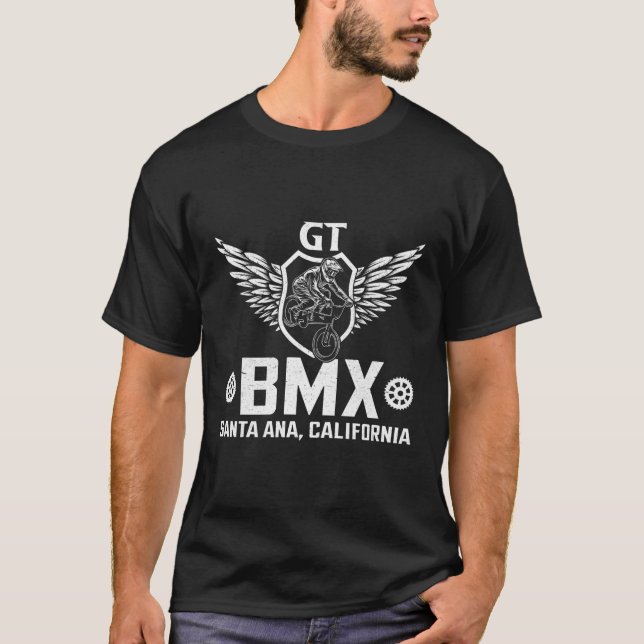 T-shirt Gt Bmx Père Noël Ana Californie (Devant)