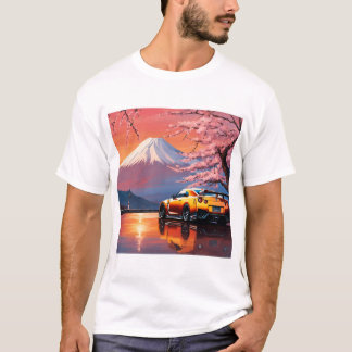 T-shirt GT-R nissan japanese car  japan