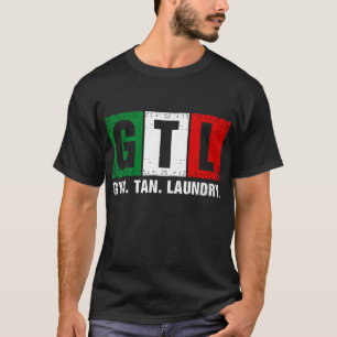 T-shirt GTL Gym Tan Launch Drapeau Italien