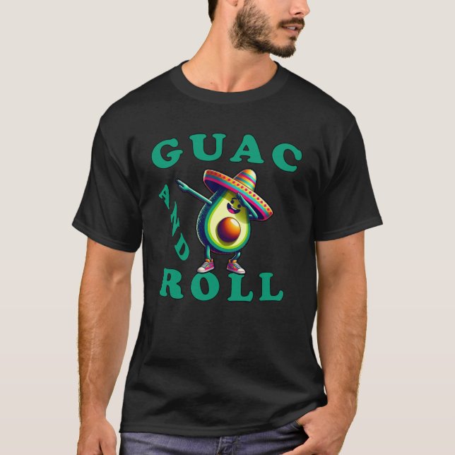 T-shirt Guac et Roll, Avocado (Devant)