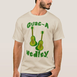 T-shirt Guac Medley Guacamole Avocado Guitare Slogan