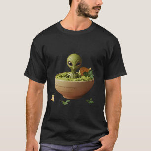 T-shirt Guacamole Alien – Drôle d'art de dip à l'avocat