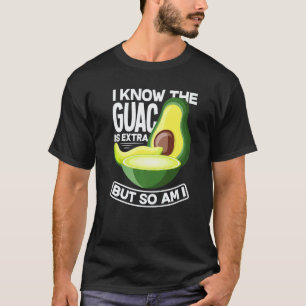 T-shirt Guacamole Avocat Guac Est Extra Nourriture Végane
