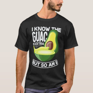 T-shirt Guacamole Avocat Guac Est Extra Nourriture Végétal