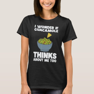 T-shirt Guacamole Avocat Mayo Nourriture Végétalienne  Gua