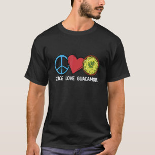T-shirt Guacamole Avocat Mayo Nourriture Végétalienne  Gua
