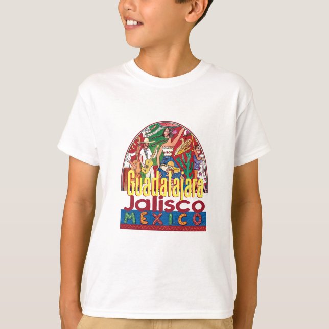 T-shirt GUADALAJARA Mexique (Devant)