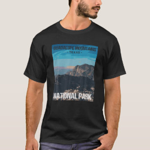 T-shirt Guadalupe Mountains National Park Texas Poster Des