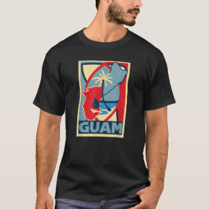 T-shirt Guam Graphic Design Hope Inspiré Dark s