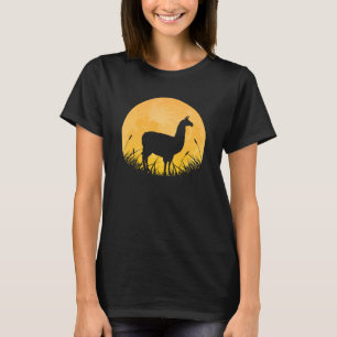 T-shirt Guanaco Easy Halloween Outfit Alpaca Camel Moon Co