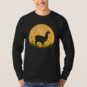 T-shirt Guanaco Easy Halloween Outfit Alpaca Camel Moon Co