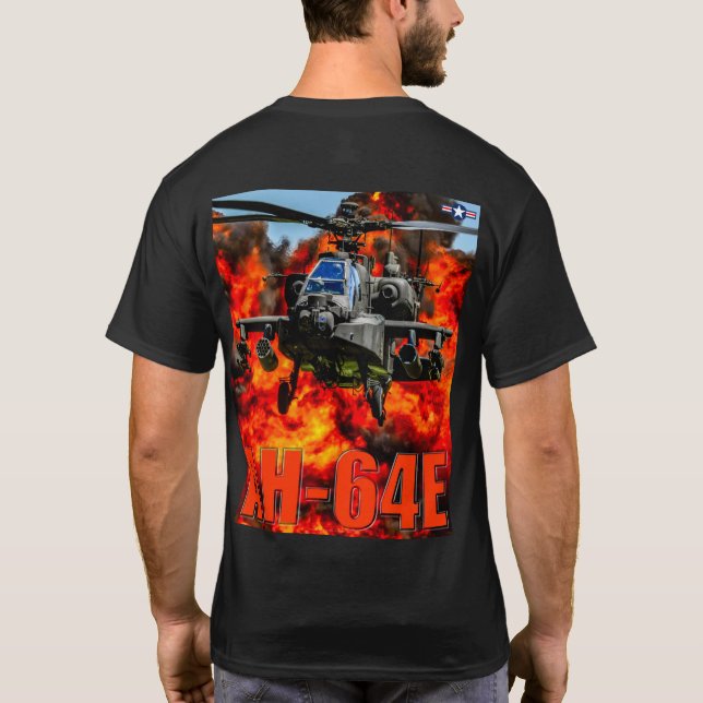 T-SHIRT GUARDIAN APACHE AH-64E (Dos)