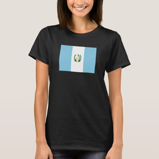 T-shirt Guatemala Flag Chapin Quetzal Antigua Tikal Peten  (Devant)