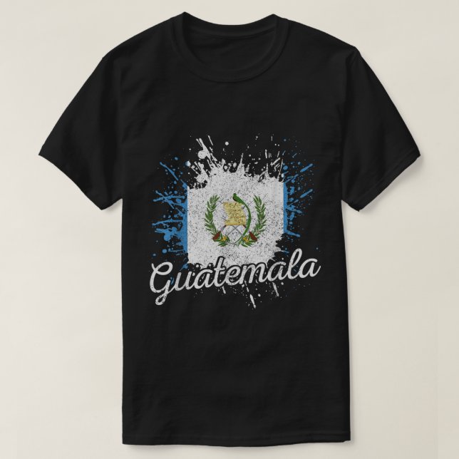 T-shirt Guatemala Guatémala Chapin Chapina Vin (Design devant)