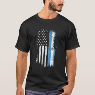 T-shirt Guatemalan American Flag Pride Guatemala