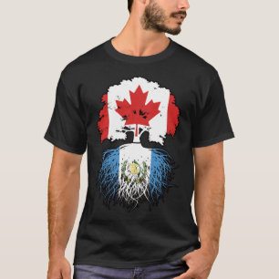 T-shirt Guatémaltèque Racines canadiennes d'arbres du Cana