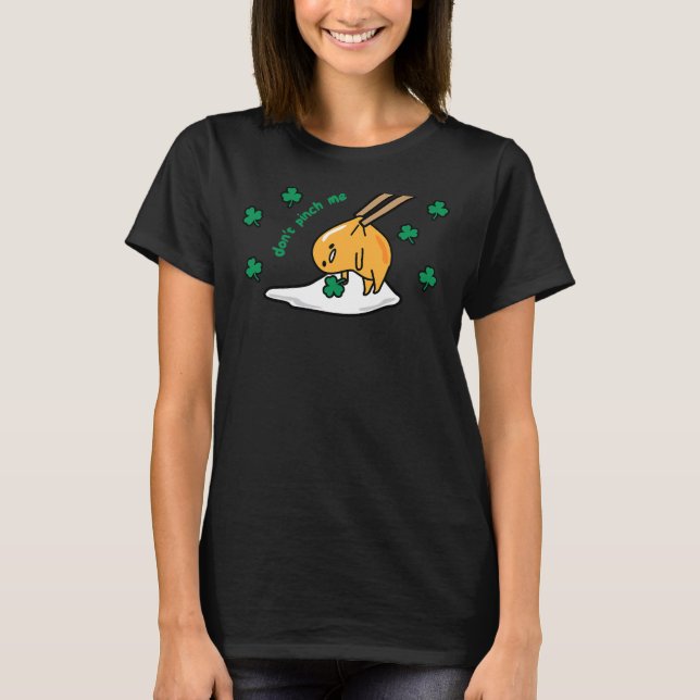 T-shirt Gudetama ne me pince pas Saint Patrick's Day (Devant)