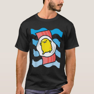 T-shirt Gudetama the Lazy Egg Waves Bacon Floatty Ocean Be