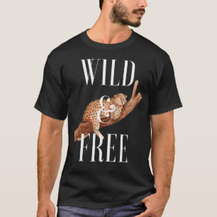 T-shirt Guépard sauvage et libre Attitude Sud Sacré Bi