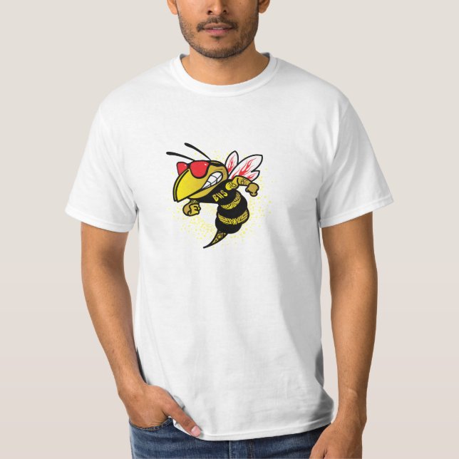 T-shirt Guêpe de lycée de Funkified Berkeley (BHS) (Devant)