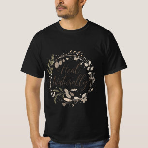 T-shirt Guérir Naturellement – Conception de Citation de B
