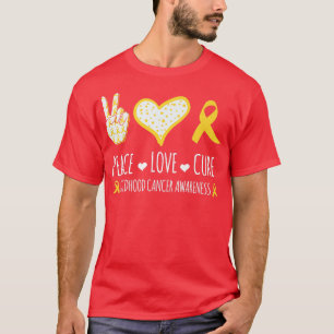 T-shirt guérison de l'amour de la paix rubbon de sensibili