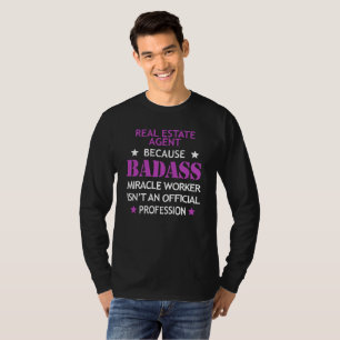 T-shirt Guérisseur Drôle-Badass de vrai cool d'agent