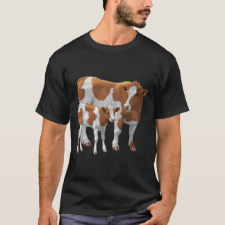 T-shirt Guernesey Cow et Cute Calf