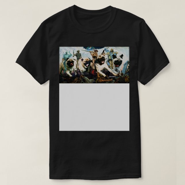 T-shirt guerre carlin (Design devant)
