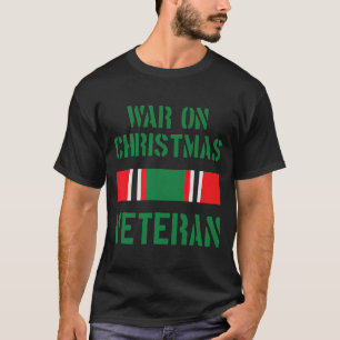 T-shirt Guerre contre l'ancien combattant de Noël