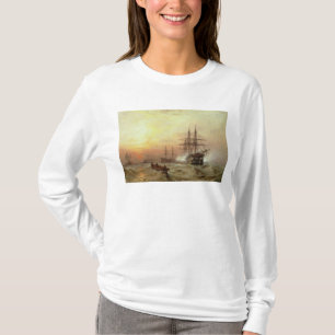 T-shirt guerre d'homme-o'mettant le feu à un salut au
