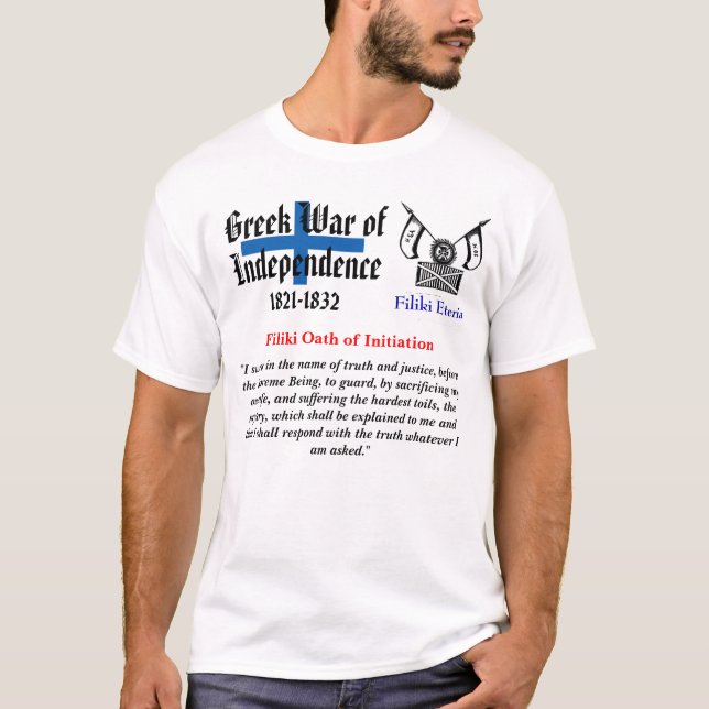 T-shirt Guerre d'Indépendance grecque (Devant)