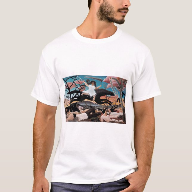 T-shirt Guerre, Henri Rousseau, 1894 (Devant)