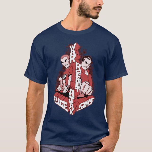 T-shirt Guerre Rocket Ajax (Devant)