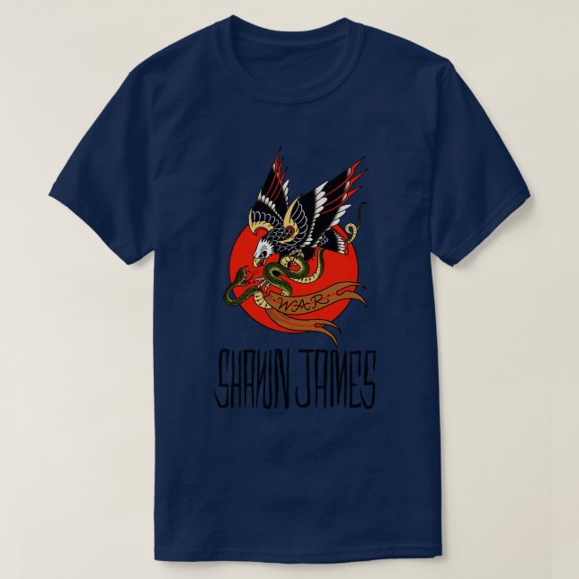 T-shirt Guerre Shawn James (Design devant)