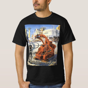 T-shirt Guerres extraterrestres de la ville futuriste de l