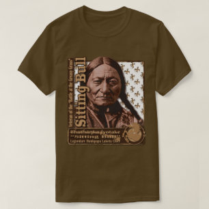 T-shirt Guerrier Américain "Sitting Bull"